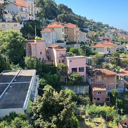 Charmant & Calme 3P Climatise 2 Chambres Vue Panoramique Parking Privatif En Sous Sol Nice Exterior photo