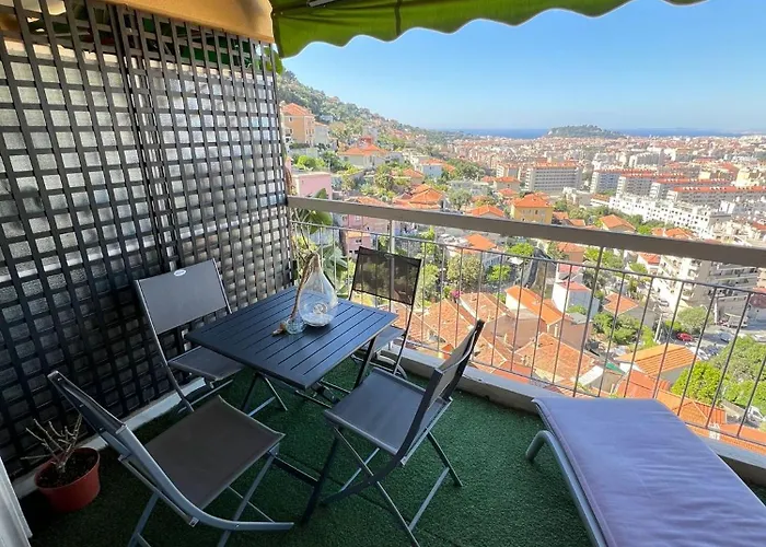 Charmant & Calme 3P Climatise 2 Chambres Vue Panoramique Parking Privatif En Sous Sol